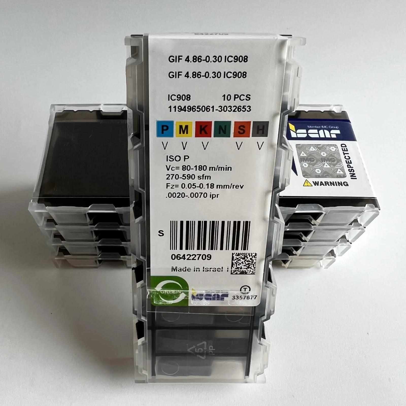 

GIF4.86-0.30IC908 / Carbide blade 10 Pcs