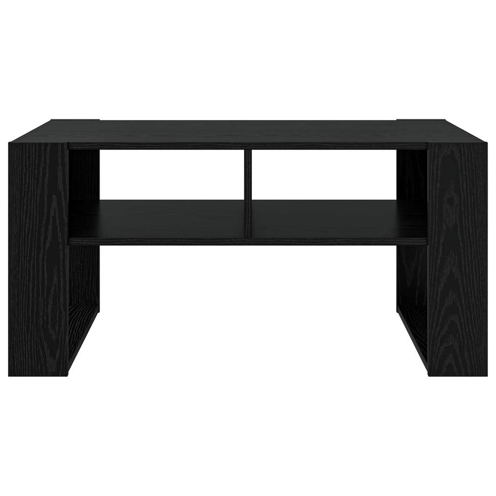 Coffee Table Black Oak Look 92 X 53 X 45 Cm Engineered Wood