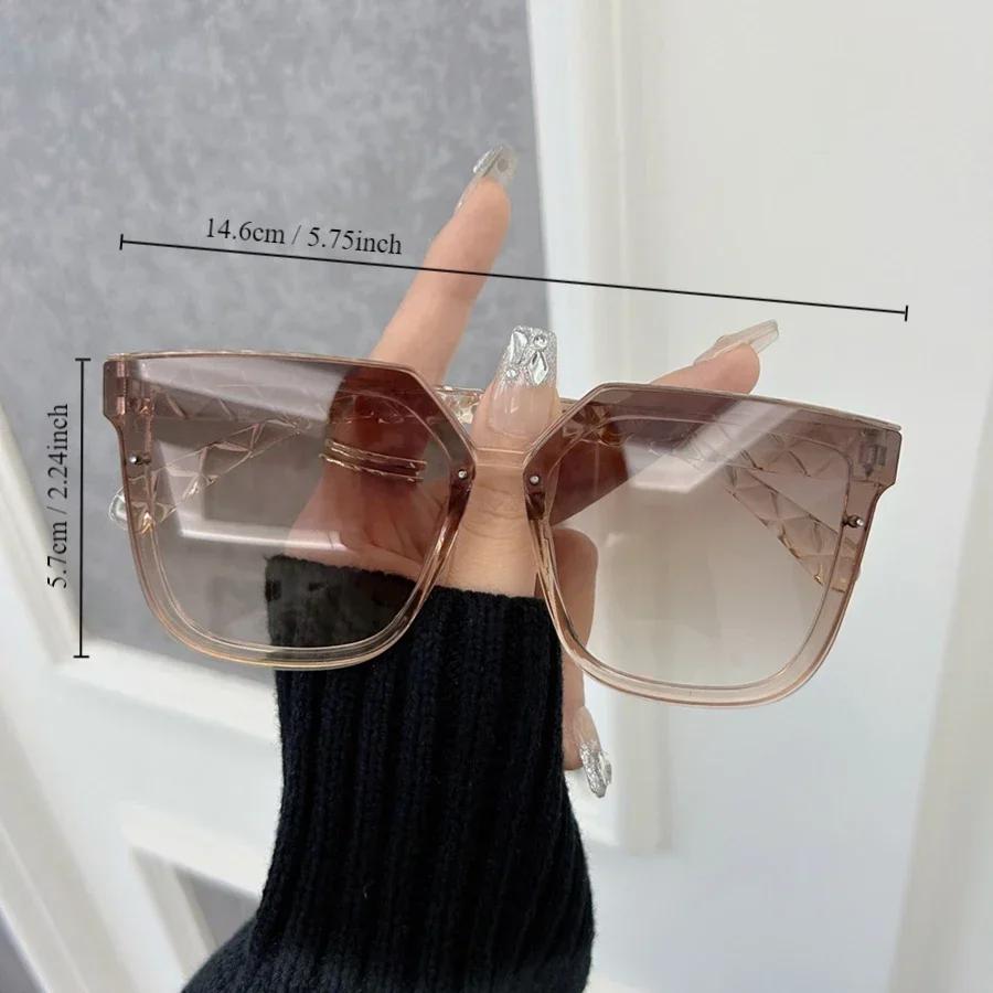 Square Sunglasses Women Men Classic Vintage Fashion Personality Glasses Stylish Casual Minimalist Oculos