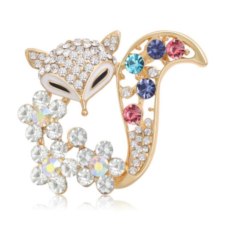 

Простые броши-лисы для женской одежды, свитера, пальто, ювелирные аксессуары, подарки