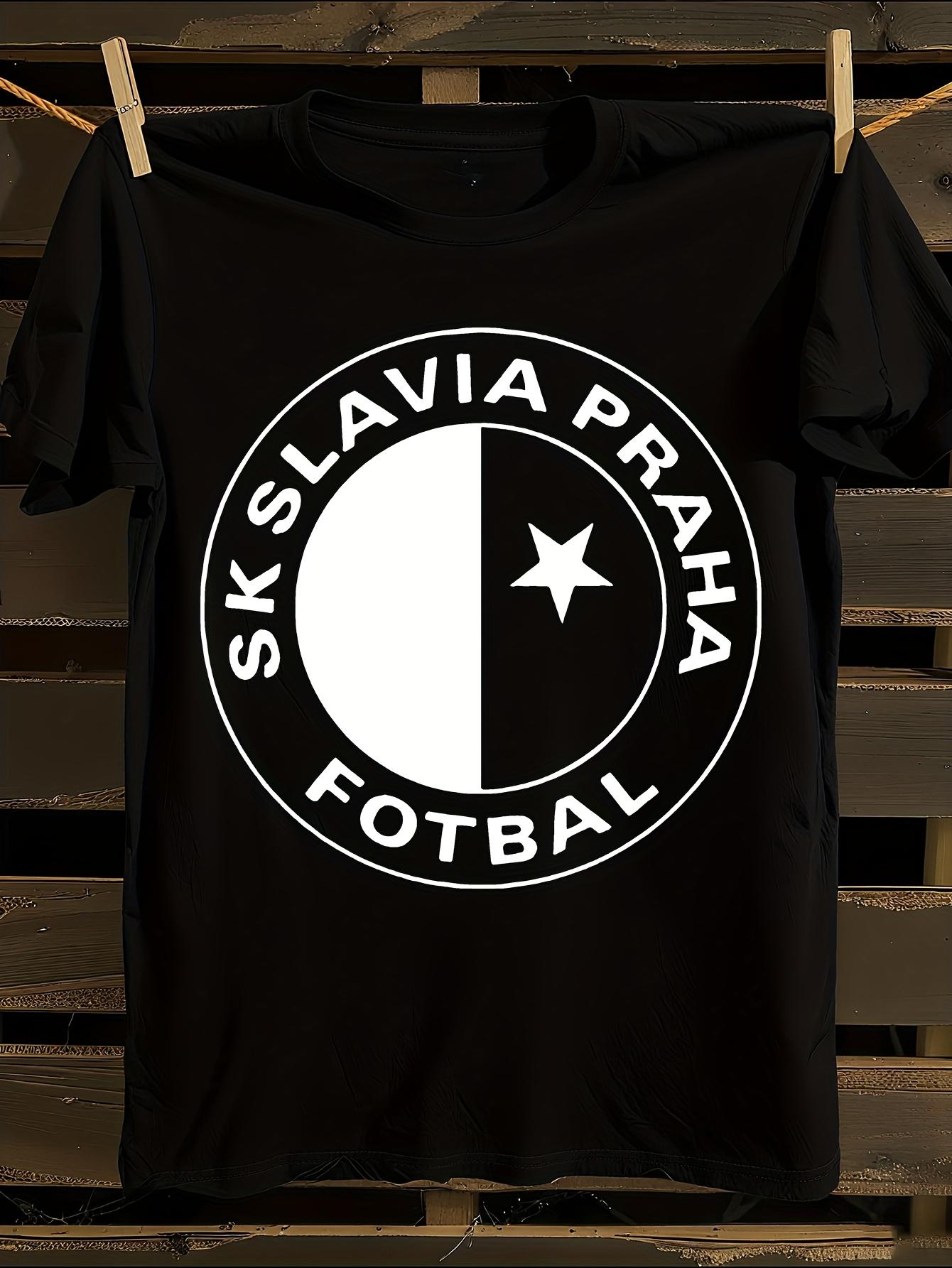 BITTER COOFFEE SK Slavia Prague Czech Logo T-shirt S