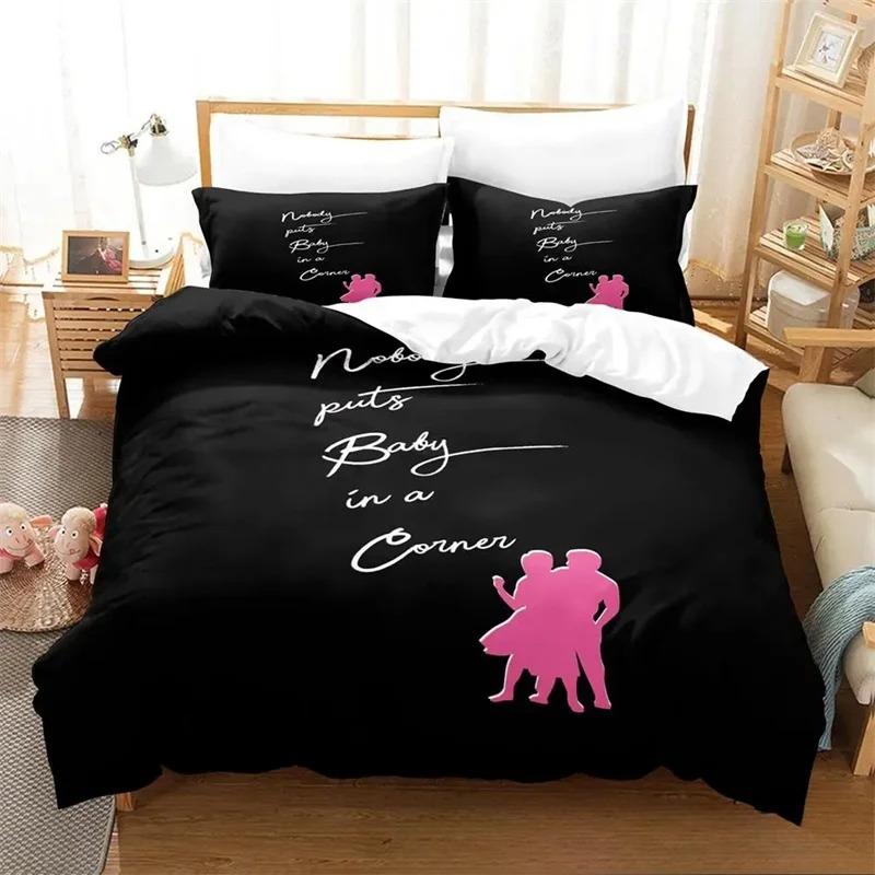 3D Print Dirty Dancing Bedding Set,Duvet Cover Comforter Bed Set Quilt Cover Pillowcase,King Queen Twin Size Boys Girls Adults