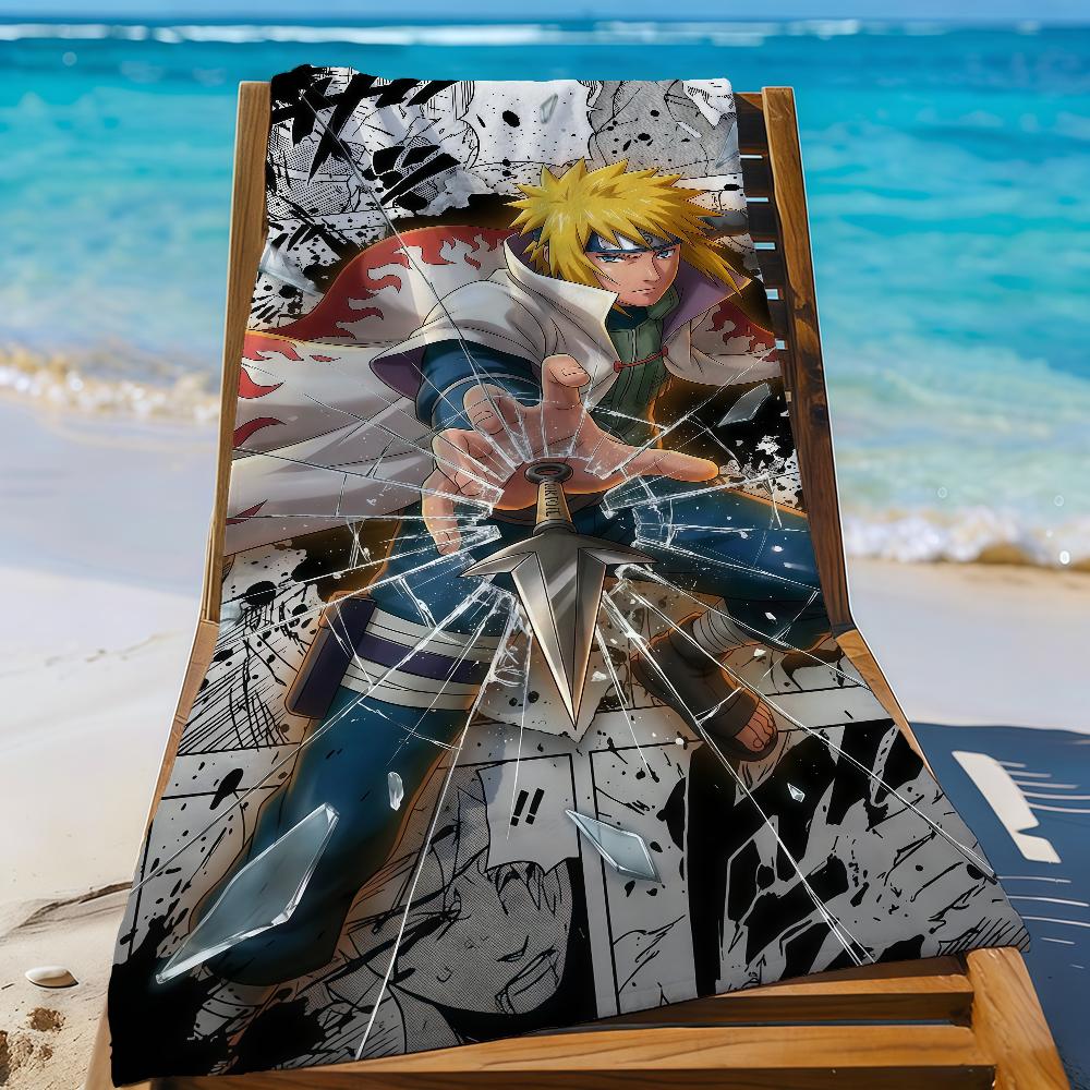 N-Naruto-S N-Namikaze Minato Towel Sports Quick Dry Travel Camping Gear Sandproof Soft Light Large Beach Towel