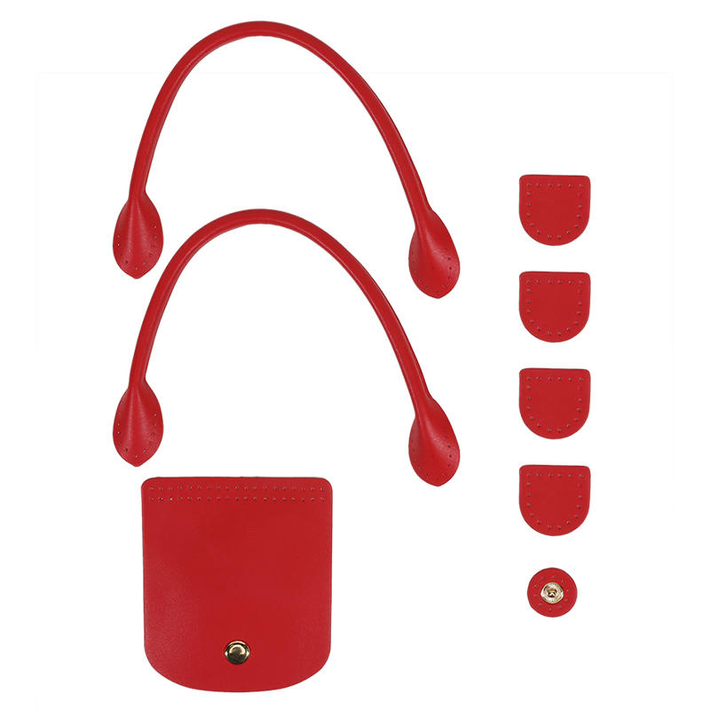 DIY Bags Knitting Crochet Set Adjustable PU Leather Shoulder Strap Flap Cover Handles Handbag Purse Backpack Crossbody Bag Replacement