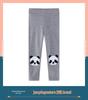 Girls' Summer Cotton Panda Embroidered Knit Leggings - Thin Style for Baby/Toddler
