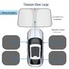 Universal Thickened Car Sunshade Heat Insulation Front Windshield Visor