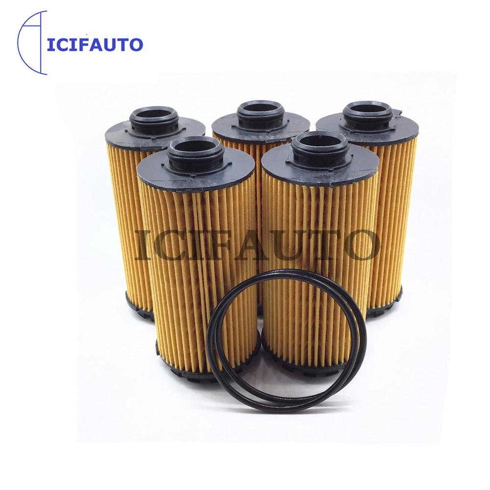 5 X Motorölfilter für Porsche 718 Boxster Cayman 2.0 2.5 E911HD455 9A210722500 HU7051Z
