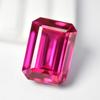 CERTIFIED 33 Ct Natural Pink Sapphire Emerald Cut Loose Gemstone For Jewelry