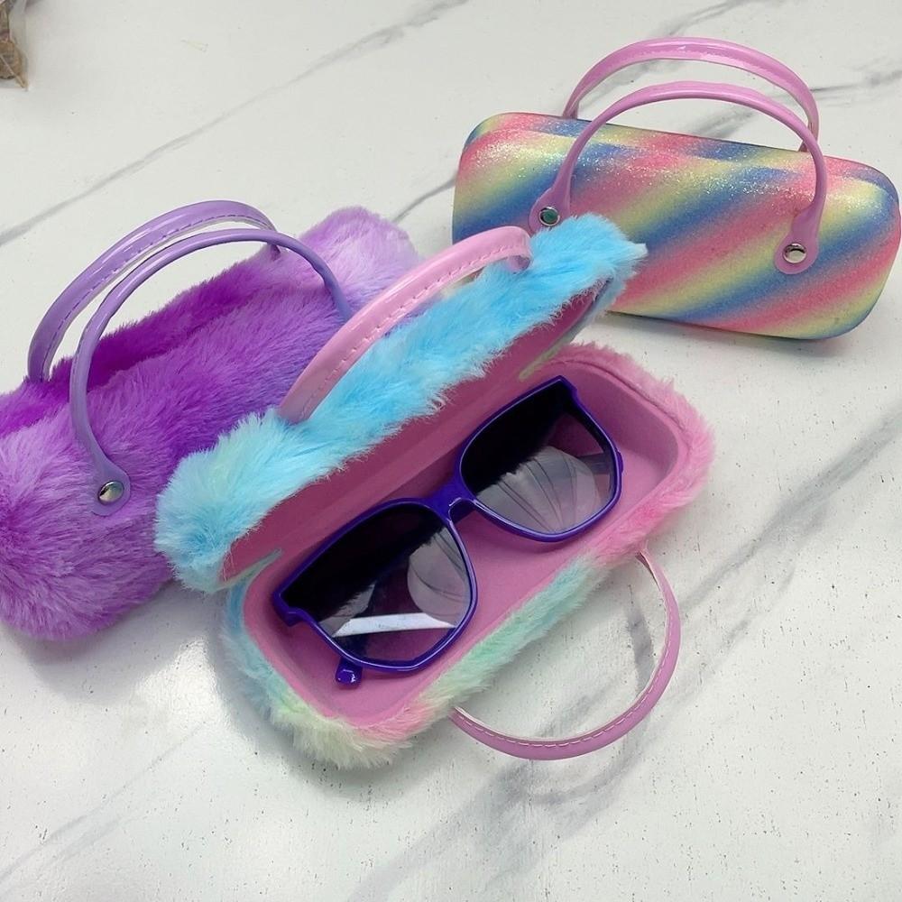 Mit Griff Brillenetui Anti-Druck Brillen Tasche Mode Brillen Schutzhülle