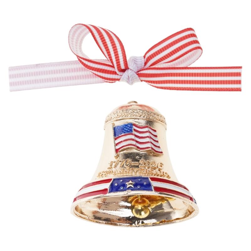 Vintage Christmas Tree Bell Ornament 250th Anniversary Bell Hanging Decoration For Holiday Tree Mantels Home Decorations