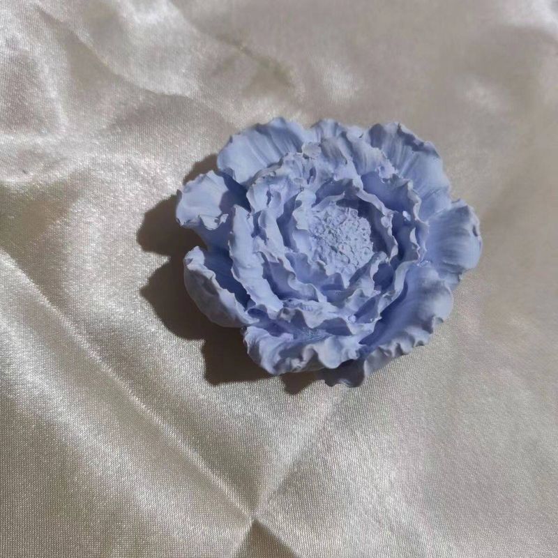 Car Perfume Aromatherapy Peony Flower Diffuser Stone Car Air Conditioner Car Vent Decoration