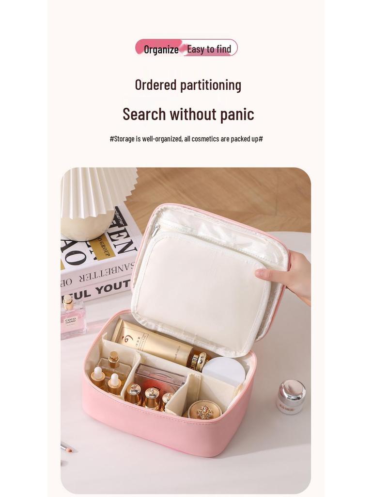 Sanrio Waterproof Cosmetic Bag - Large Capacity, Portable Travel Wash Bag