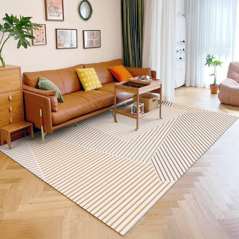 Stain-Resistant, Easy-Care Wabi-Sabi Crystal Velvet Living Room Carpet