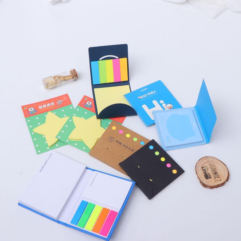 Niedliche & Kreative Notizblöcke: Kombinations-Haftnotizen & Sticker