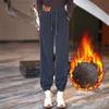 Fashionable Oversized Plush Autumn and Winter New Warm Casual Pants