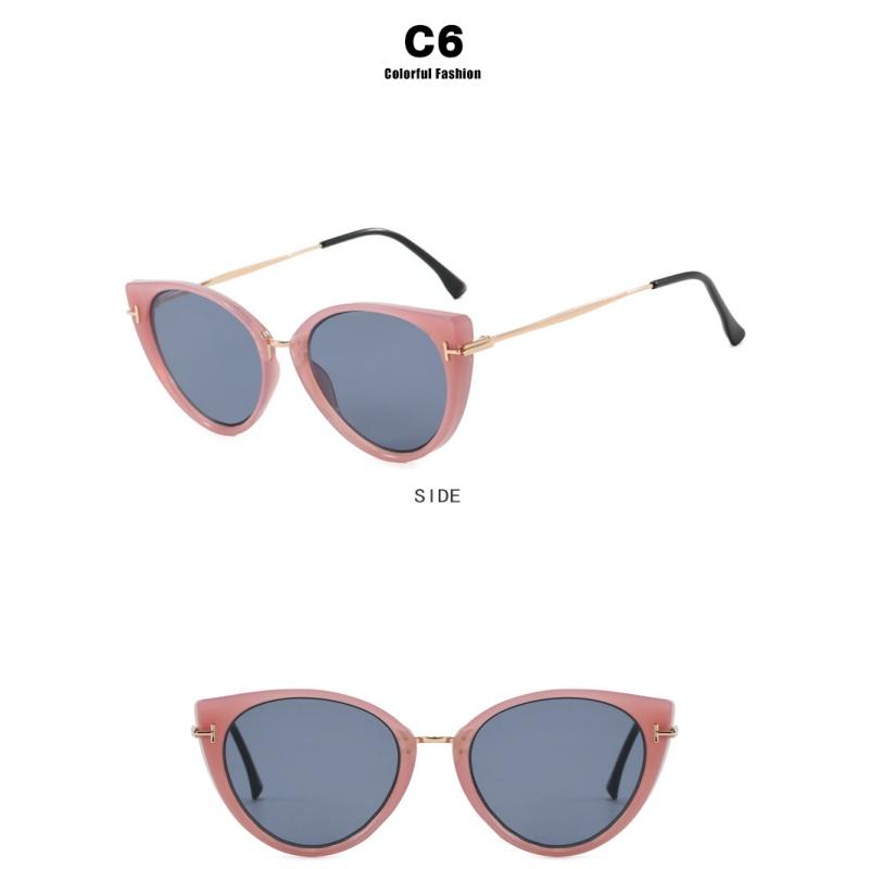 Women's Sunglasses, Fashionable Cat Eye T-shaped Sunglasses