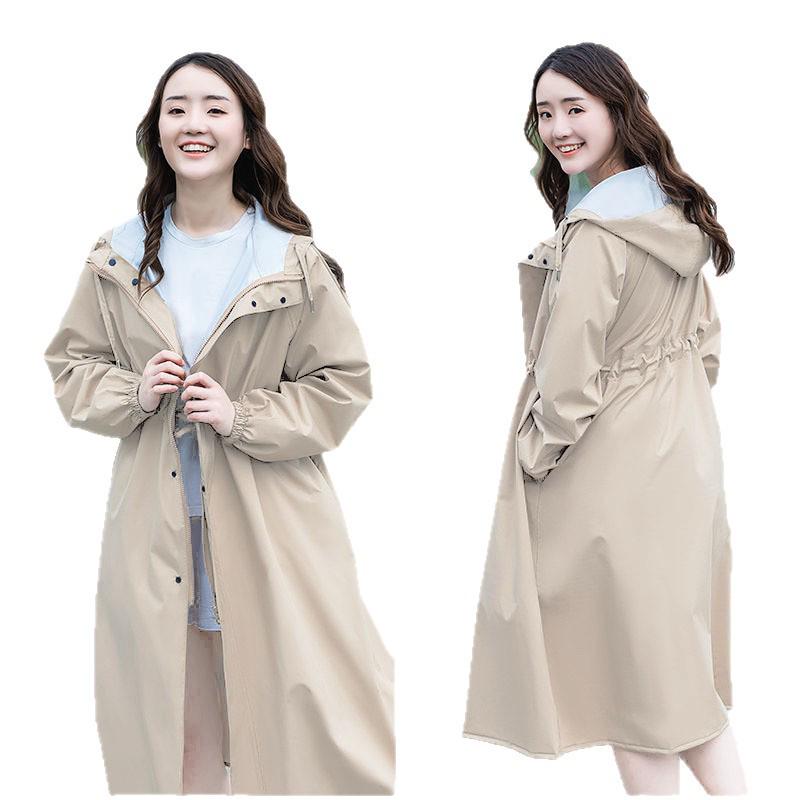 Japanese Women's Waterproof Windbreaker Poncho for Hiking