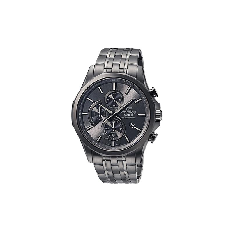 

Casio EDIFICE Fashion Business Trend Casual Versatile Retro Classic Three Eyes Six Pins Black Dial Sports Waterproof Quartz Movement EFB-670SBG-1AVUPR чёрный