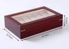 Ansimple Wooden Watch Storage Display Watch Collection Accessory Storage 12 Case, Box, Case, (Holds Watches)