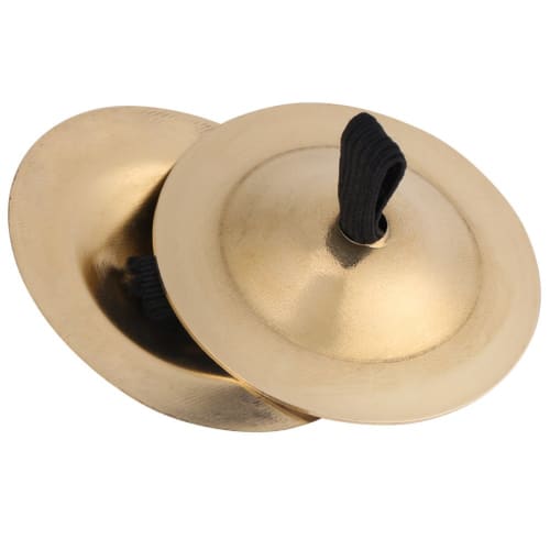 GLOGLOW 1 Pair Finger Cymbals, Musical Instruments, Rhythm Maker, Belly Dance Finger Cymbals, Brass, Jill, Dancer, Evening Party