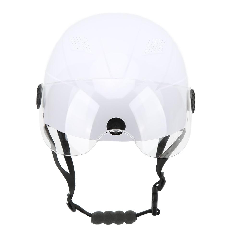 Smart Bike Bicycle Helmet with Wifi Bluetooth HD 1080P Front Camera 720P Rear Camera AI Voice