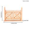 1/12 Wood Fence Gate Model Miniature Fairy Garden Door Dollhouse Simulation Furniture Decoration Toys