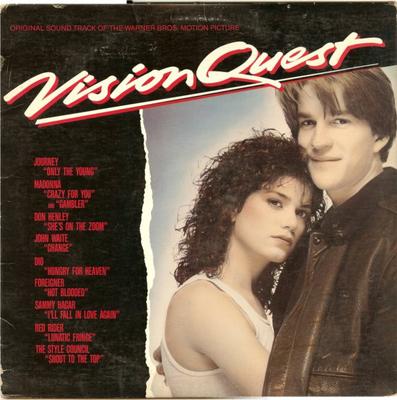 LP Record OST VARIOUS (JOURNEY, MADDONA, DON  - Vision Quest (Original Motion Pictu GHS24063 GEFFEN 1985 Japan Soundtracks & Musicals Used