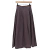 BLAMINK Linen Blend Maxi Long Skirt, Women's, Gray, Size 36, 7924-230-0343 Skirt 36 GrayUsed