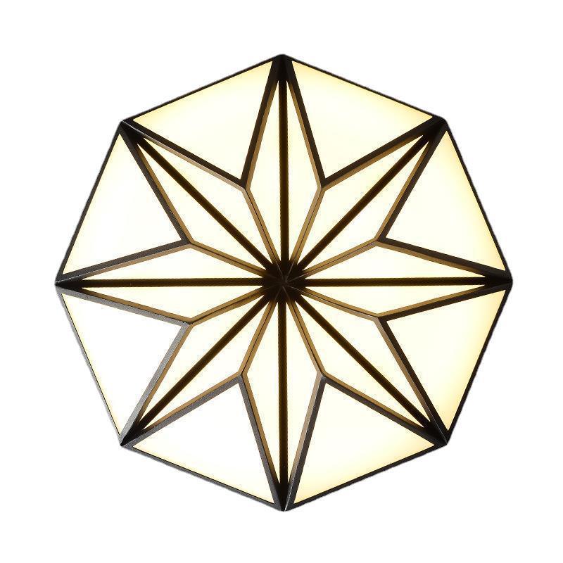 New Nordic Style Living Room, Postmodern, Simple, Creative and Individual Bedroom, Study Ceiling Lamp, Geometric Fixture