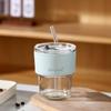 Trendy Bamboo Glass Cup: Stylish Women's Coffee & Beverage Gift