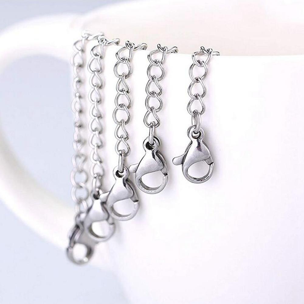Buckle Chains Bracelet Extender Jewelry Making Anklets Extender Chain Connector Necklace Extenders
