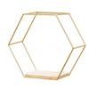 Wall Shelf Floating Shelves Wall Mounted Hexagon Storage Holder Storage Rack for Bedroom Living Room Office Organizer Decor