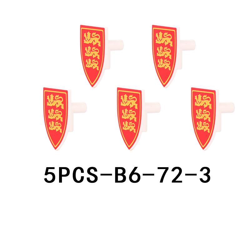 Medieval Castle Knight Figures Weapon Building Blocks Military Army Soldier Flag Shield Cloak Legion Accessories Bricks Toy Gift