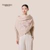 Shanghai Story Guoyun Peony Embroidered Wool Shawl