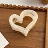 Translucent Color Flower Bow Heart Shape Hair Claw Grab Clips for Womens Girls Elegant Hairpins Crab Barrettes Fashion Headdress