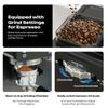HIBREW H20 Espresso Coffee Machine 1350W 20Bar with Built-in Grinder Milk Frother, 20-Level Grind Adjustment,1.8L Water Tank