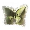 Decorative Butterfly Pillow Velvet Butterfly Throw Pillow with Lace Trim Sofa Couch Car Pillow Home Decor Gift for Housewarming Birthday