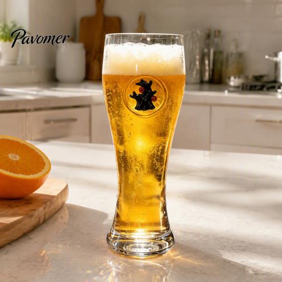 Regalo di Novità per le Feste per Amici Bicchiere da Birra da 400 ml, Tazza Bicchiere Spettrale Zucca Fantasma Gatto Nero Halloween Tè alla Frutta, Bicchieri Alti per Bar, Decorazione Cucina