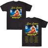 Zara Larsson Midnight Sun Global Tour Mercah T-Shirt Men Women Album Poster Graphic Print Cotton Tees Neck Loose Oversized Tops
