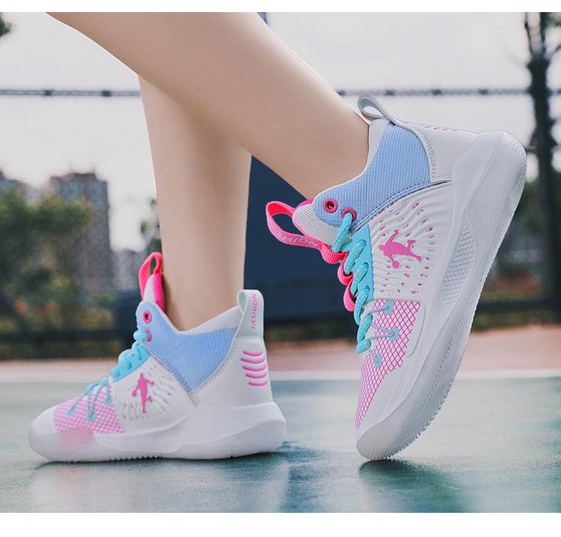 Kobe Atmungsaktive Basketballschuhe für Kinder - Herbst-Mesh, Rutschfest, Weiche Sohle, Verschleißfest für Sport & Laufen in der Grundschule