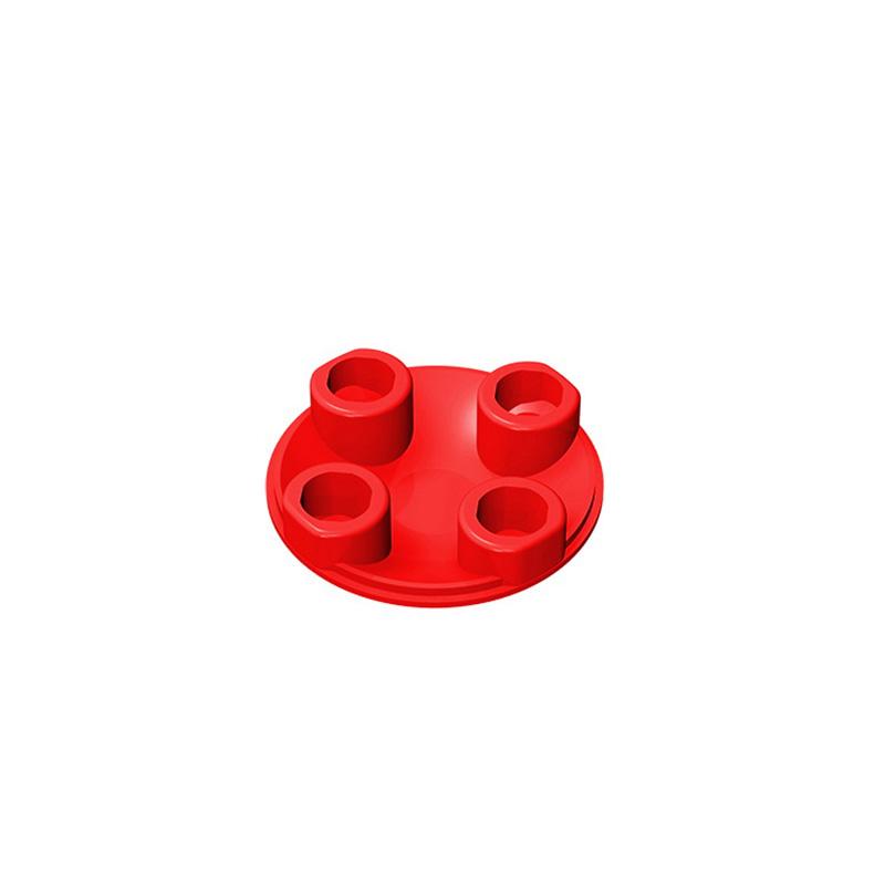 Non-Toxic Moc 10Pcs 2654 Round 2X2 Building Blocks With Rounded Bottom Boat Plate Bricks Particle Puzzle Toy Children Birthday Kid Gifts