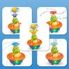 Cute Crocodile Fountain Bath Toy with LED Lights for Kids and Babies, Soothing and Fun, Sparkling Fountain Toy for Bath, Tub, Pool, and Water Play,