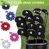 Golfschlägerhülle Golf Eisen Schlägerhaube Golfschläger Kopfbedeckung Golfgeschenke für Männer Frauen Golf Driver Golf Putter Hülle