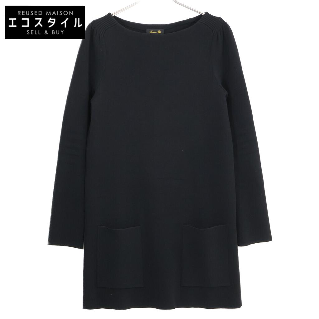 DRAWER Black knit dress dress 2 blackUsed