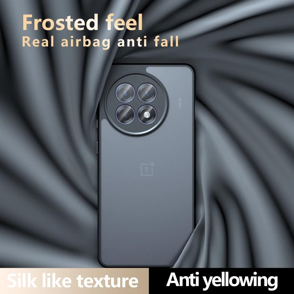 Ace5 Matte Shockproof Phone Case for Oneplus ACE 5Pro 3 3V 3 Pro 2V 13R 13 12R 12 Nord 4 CE3 Hard Bumper Soft Clear Back Cover