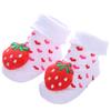 READY STOCK 0-12months Newborn New Cartoon Anti-skid Three-dimensional Doll Baby Socks Striped Dot Cute Children's Socks