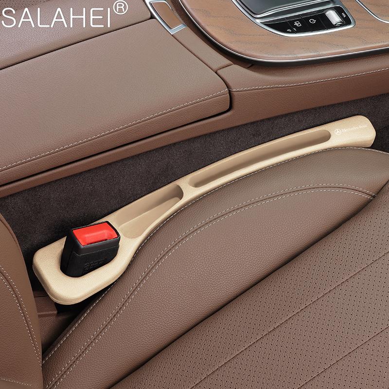 SFX1 2pc Car Seat Gap Filler Leak Proof Strip For Mercedes Benz CLA GLC GLA GLB GLE GLS W212 W213 W205 W206 C180L C E S Class Sticker