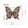 5D DIY Diamond Painting Animal Kit Butterfly Gorgeous Cat DIY Partial Special Shaped Drill Handmade Diamond Mosaic Art Gift