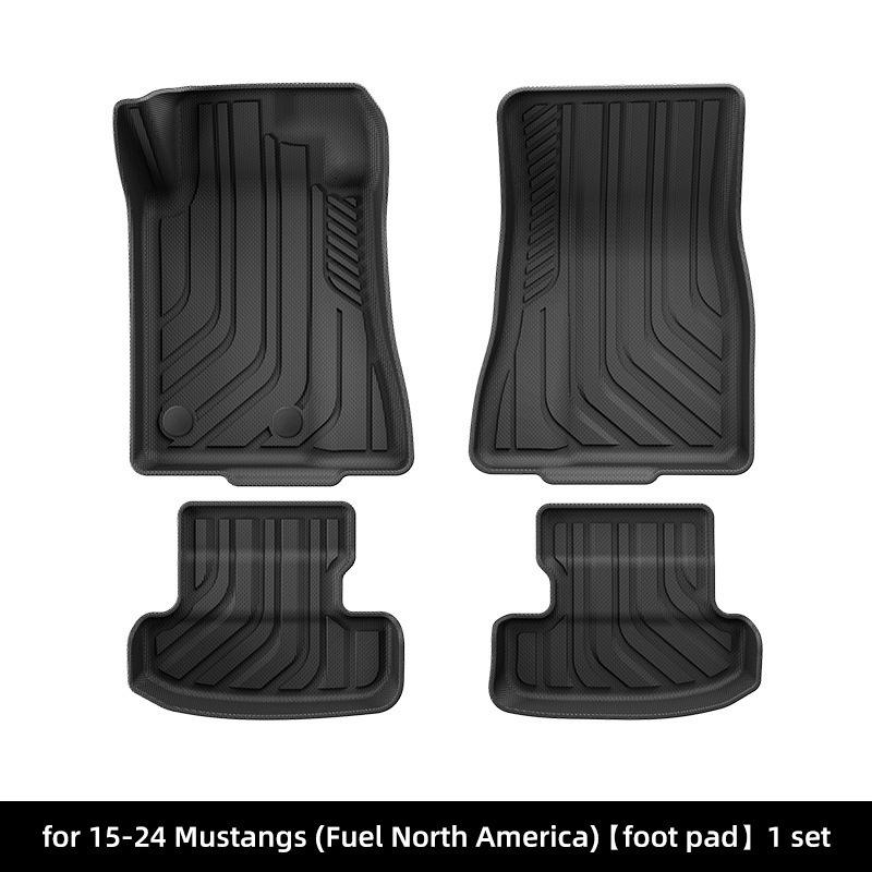 15-24 Ford Mustang Schmutzabweisende TPE-Fußmatten