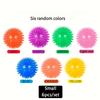 3/6pcs Squeaky Spiky Chew Ball For Dogs Cats TPR Durable Teething Training Toy Interactive Pet Teeth Cleaning Eco-Friendly Pet Ball